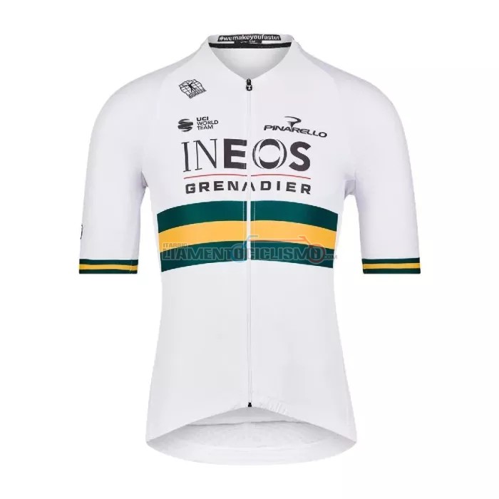 Abbigliamento Ciclismo Ineos Grenadiers Manica Corta 2022 Campione Australia